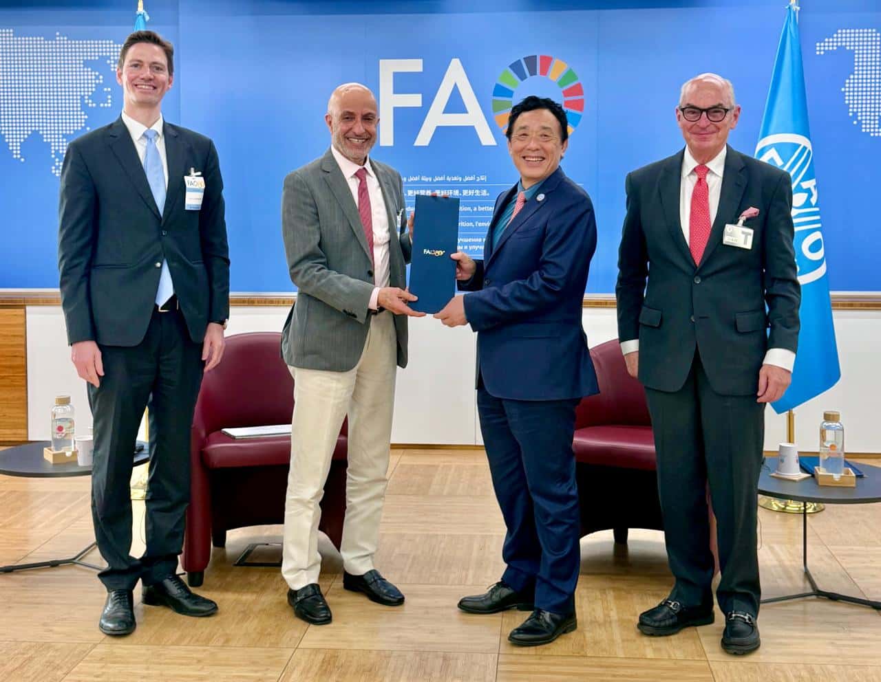 WFZO Chairman Meets FAO Director-General in Rome to Advance Collaboration on Agro-Industrial Parks